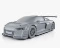 Audi R8 LMS 2019 3D 모델  clay render