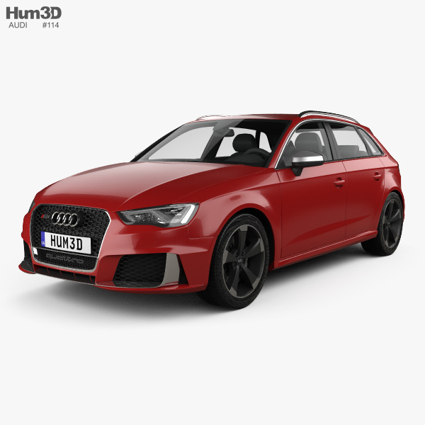 Audi RS3 Sportback 2018 3D model