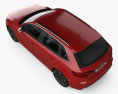 Audi RS3 Sportback 2018 3D-Modell Draufsicht