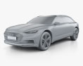 Audi Prologue Allroad 2015 3D-Modell clay render