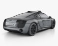 Audi R8 警察 Dubai 2015 3Dモデル
