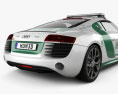 Audi R8 Поліція Dubai 2015 3D модель