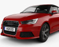 Audi A1 3ドア 2018 3Dモデル