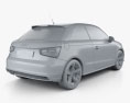Audi A1 3门 2018 3D模型