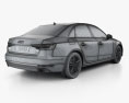 Audi A4 (B9) 세단 2019 3D 모델 