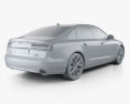 Audi A6 (C7) 인테리어 가 있는 2015 3D 모델 