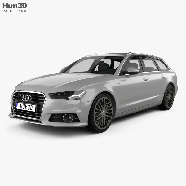 Audi A6 (C7) avant 2018 3D model