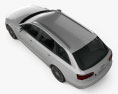Audi A6 (C7) avant 2018 3D-Modell Draufsicht