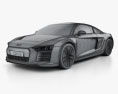 Audi R8 e-tron 2019 Modelo 3d wire render