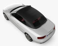 Audi A5 cabriolet with HQ interior 2012 3d model top view