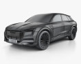 Audi E-tron Quattro 2015 3d model wire render