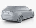 Audi S3 Sportback 2012 3D 모델 