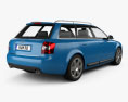 Audi S4 Avant 2005 3D模型 后视图