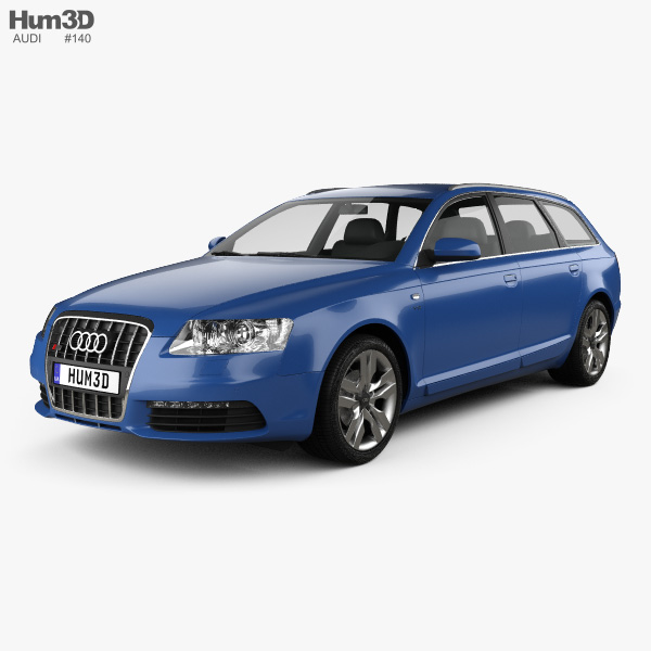 Audi S6 Avant 2008 3D模型