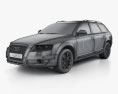 Audi A6 (C6) Allroad 2008 Modelo 3D wire render
