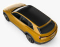 Audi h-tron quattro 2016 3D模型 顶视图