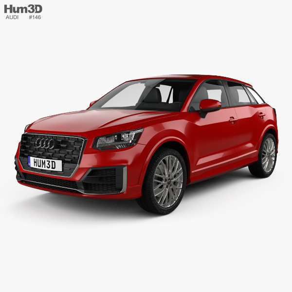 Audi Q2 S-Line 2020 3D-Modell