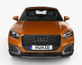 Audi Q2 2020 3D模型 正面图