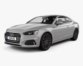 3D model of Audi A5 Coupe 2019
