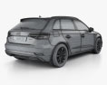 Audi A3 Sportback g-tron 2019 3D 모델 