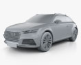 Audi Allroad Shooting Brake 2014 3D 모델  clay render