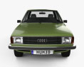 Audi 80 (B1) 1976 3d model front view