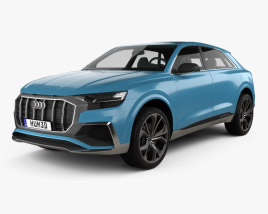 Audi Q8 Концепт 2019 3D модель