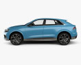 Audi Q8 Concept 2019 3d model side view