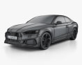 Audi RS5 coupe 2015 3D模型 wire render