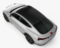 Audi E-tron Sportback 2015 Modelo 3D vista superior