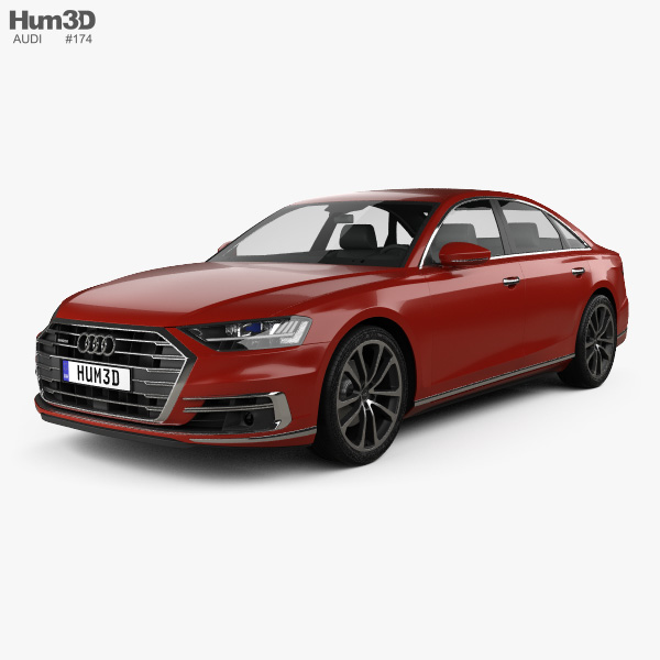 Audi A8 (D5) 2019 3D模型