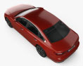 Audi A8 (D5) 2019 3D模型 顶视图