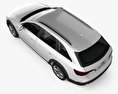 Audi A4 (B9) Allroad HQインテリアと 2020 3Dモデル top view