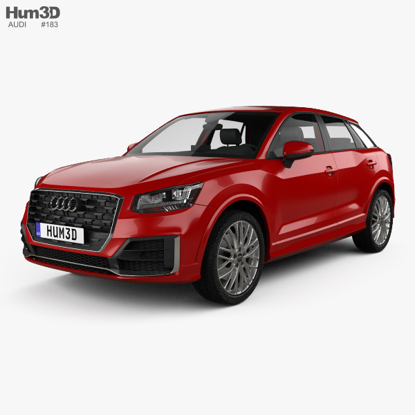 Audi Q2 S-Line avec Intérieur 2020 Modèle 3D