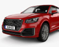 Audi Q2 S-Line con interni 2020 Modello 3D