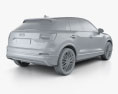 Audi Q2 S-Line mit Innenraum 2020 3D-Modell