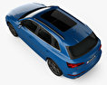 Audi SQ5 2020 3D模型 顶视图
