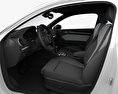 Audi A3 hatchback 3 puertas con interior 2016 Modelo 3D seats