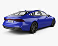 Audi A7 Sportback S-line 2021 3D模型 后视图