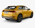 Audi Q8 S-line 2021 3D модель back view
