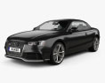 Audi RS5 cabriolet mit Innenraum 2015 3D-Modell