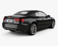 Audi RS5 cabriolet with HQ interior 2015 3d model back view