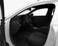 Audi A3 Sportback with HQ interior 2016 3d model seats