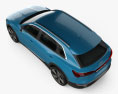Audi e-tron 2021 3d model top view