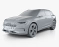 Audi e-tron 2021 3d model clay render