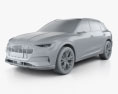 Audi e-tron 原型 2021 3D模型 clay render