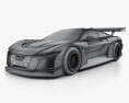 Audi e-tron Vision Gran Turismo 2021 3d model wire render