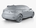Audi A1 Sportback S-line 2021 3Dモデル