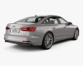 Audi A6 (C8) sedan 2021 3d model back view