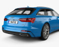 Audi A6 S-Line avant 2021 3D-Modell